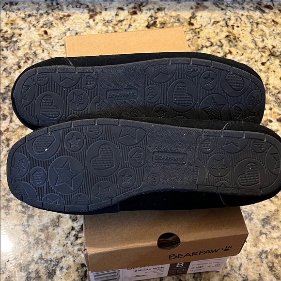 BearPaw Women's Black Sequin Moccasins - Picture 3 of 4